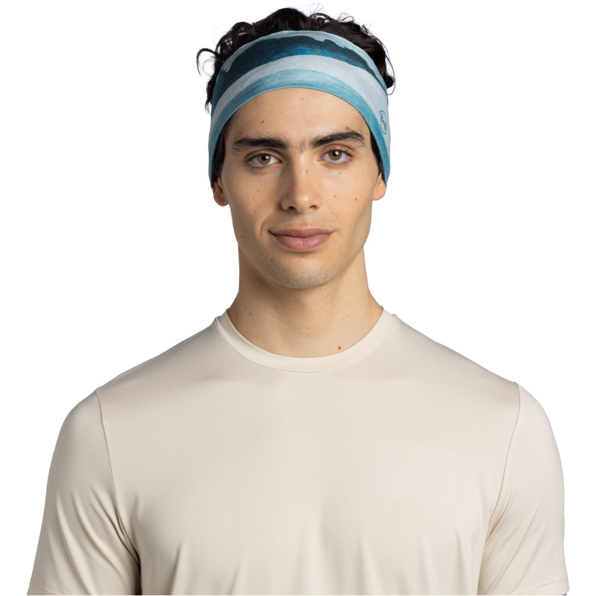 2026 BUFF Coolnet UV Wide Aler Headband 138026706 - Teal